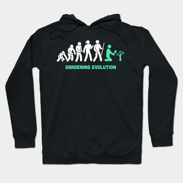 Funny Gardening Evolution Hoodie by MeatMan